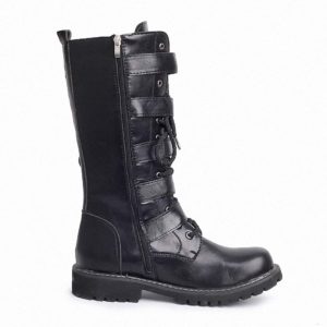 Men's High Military Combat Goth Boots