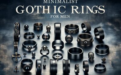 Minimalist Gothic Rings for Men