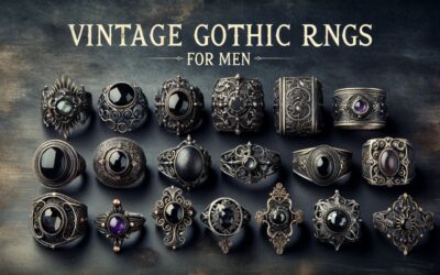 Vintage Gothic Rings for Men: Timeless Style with a Dark Twist